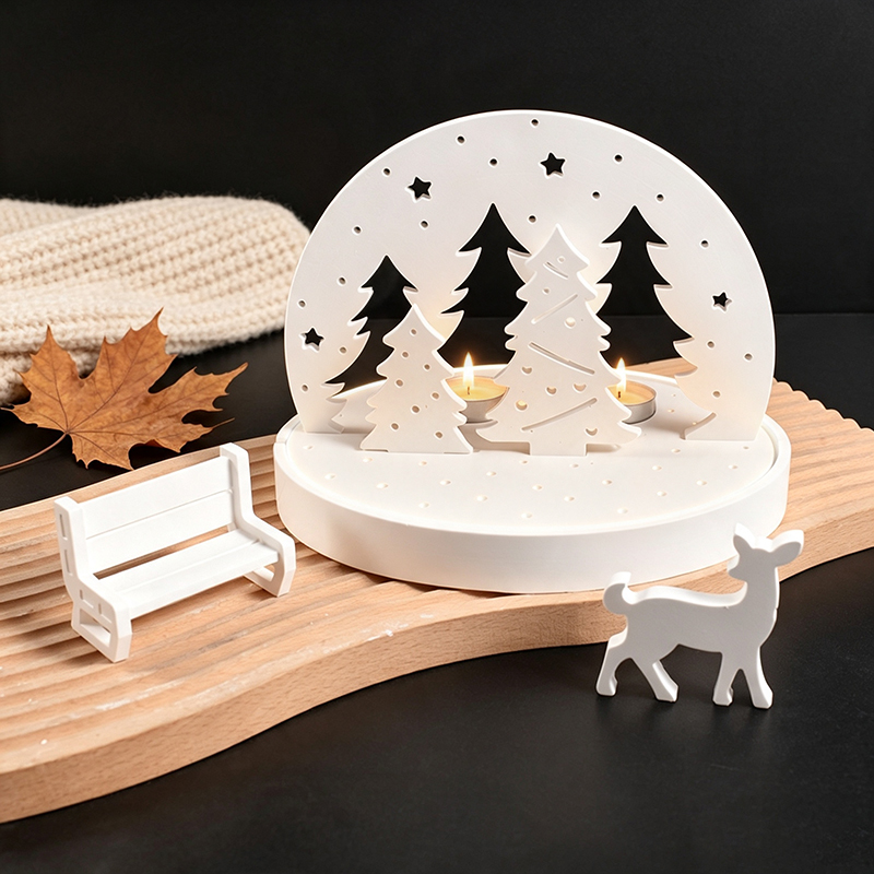 Holiday Candle Set - Силиконовые формы для подсвечников в виде