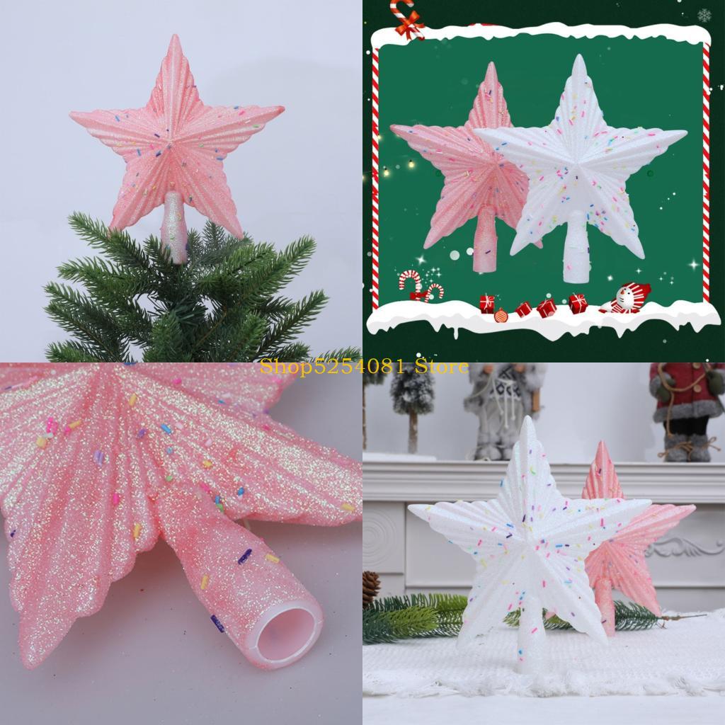 Star Tree Topper - AXYC красивые пластиковые пятиконечные звезды в