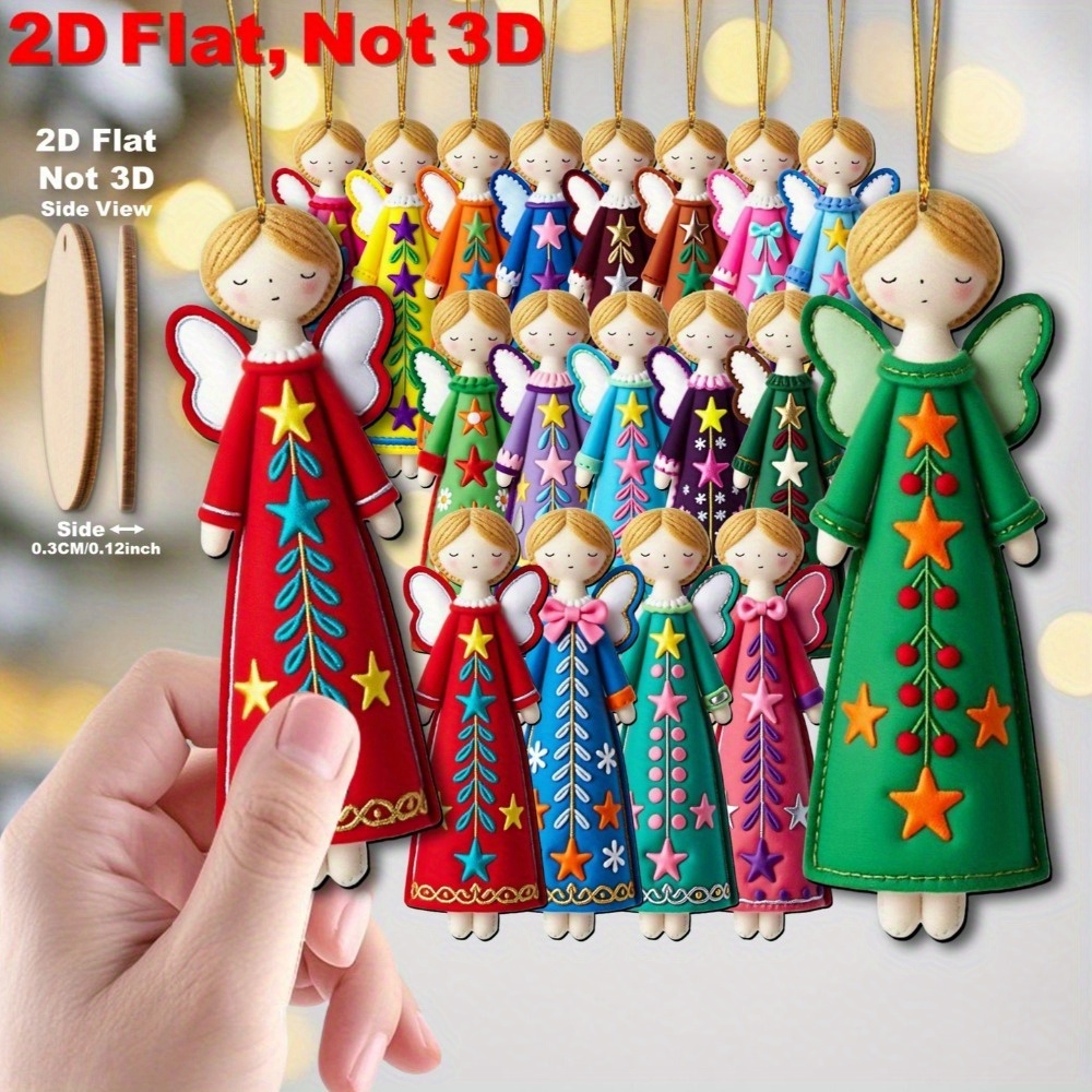 Star Tree Topper - 16 штук разноцветных украшений в виде