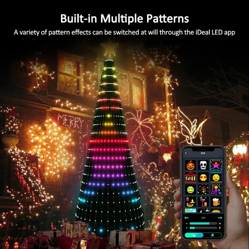Умная RGB-гирлянда для верхушк – обзор и цена Star Tree Topper