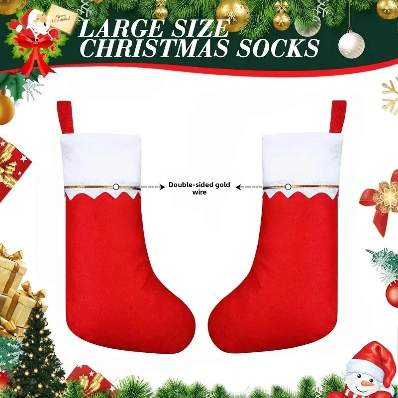 Набор из 12-24 рождественских  – обзор и цена Christmas Stocking Hanging