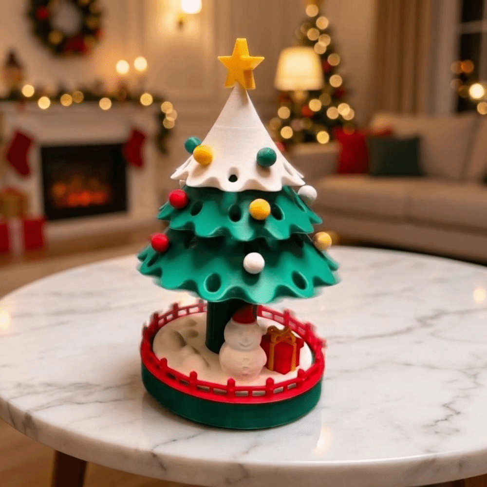 3D-печатная танцующая рождеств – обзор и цена Star Tree Topper